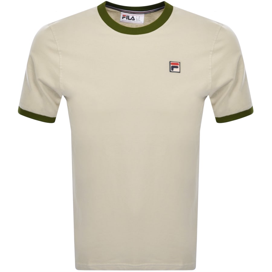 Fila Vintage Marconi T Shirt Cream Mainline Menswear Ireland